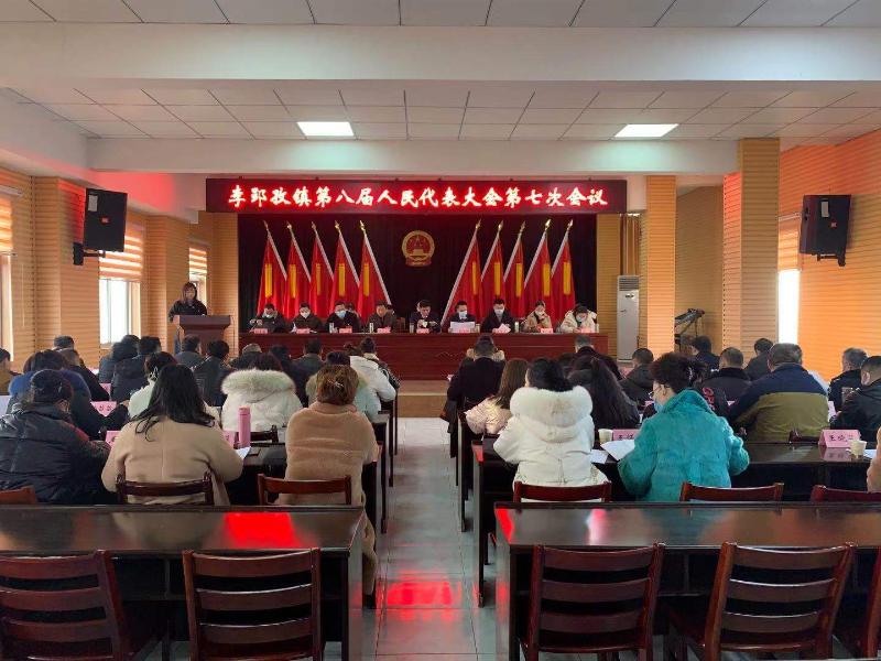 李郢孜镇第八届人民代表大会第七次会议胜利召开