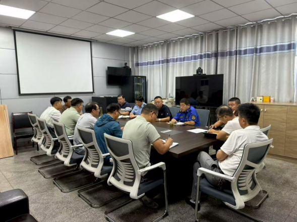 谢家集区召开重点建筑工地扬尘污染治理专题调度会