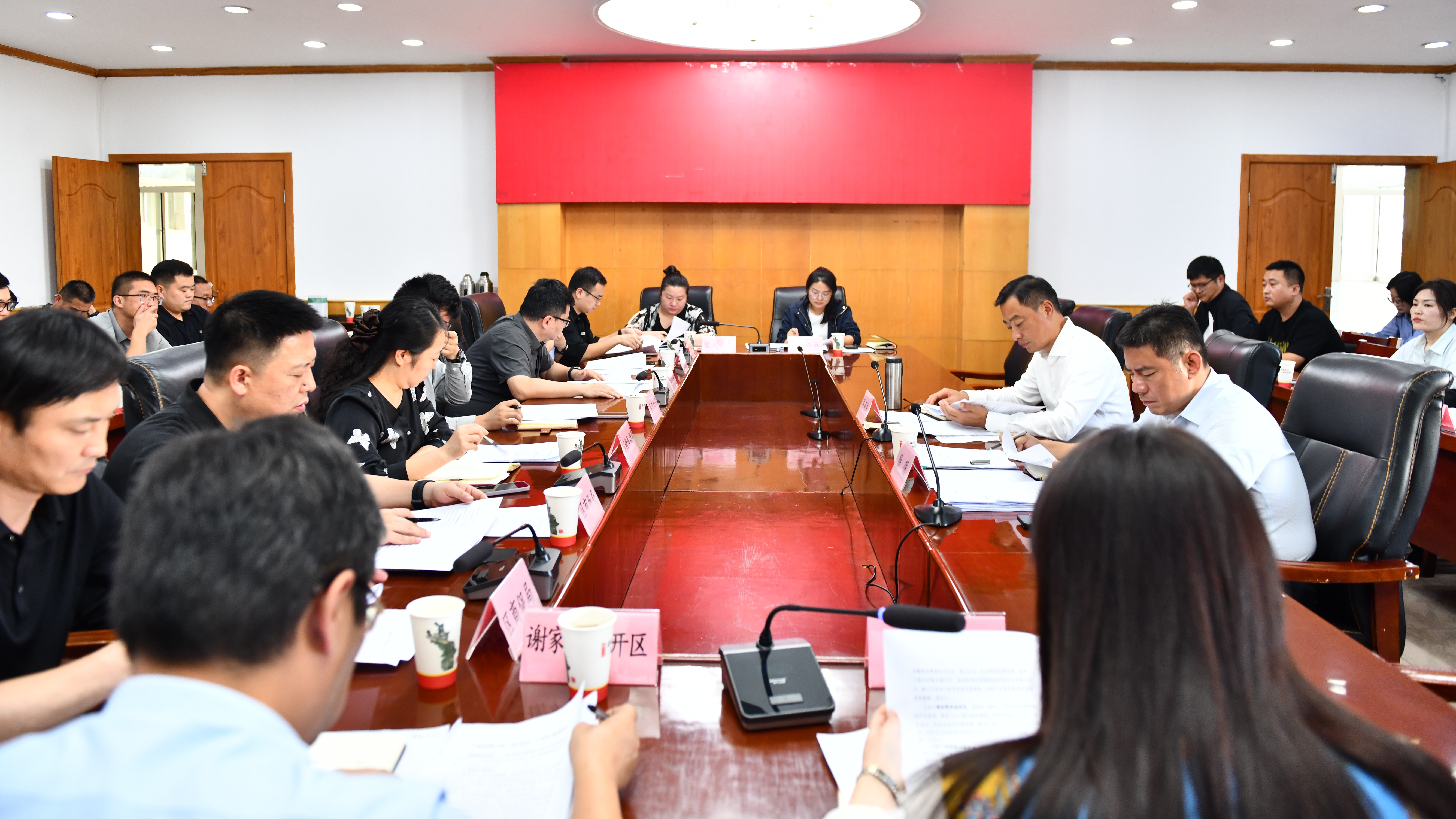 谢家集区召开招商引资工作推进会